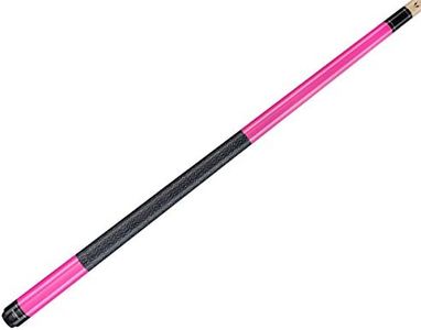 Valhalla by Viking 2 Piece Pool Cue Stick Irish Linen Wrap 16-21 oz. Plus Rosin Bag (Pink VA116, 19.5 oz.)