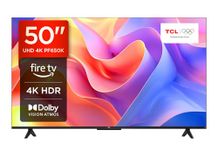 TCL 50PF650K 50-inch 4K Ultra HD, HDR TV, Smart LED Fire TV (Dolby Vision, Dolby Atmos, DTS, HDR 10, Alexa built-in, Airplay2, Miracast)