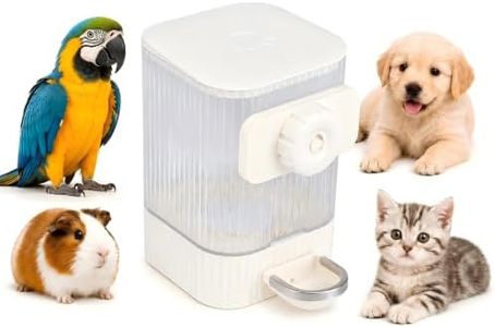 Oceenew No-Drip Rabbit Water Dispenser 1600ml, Top Fill Pet Water Bowl Bottle Dishwasher-Safe for Rabbits, Bunny Guinea Pig Ferret, Puppy Kitten, Other Small Animals, BPA Free