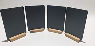 A5 Chalkboard Blackboard Pub Tabletop X Four Only + A Free Liquid Chalk Pen