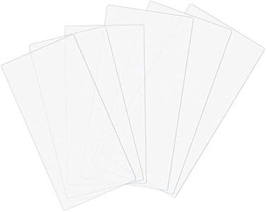 Maitys 6 Pieces 12 x 5, 10 x 5 Inch Plastic Handbag Base Rectangle Handbag Base Shaper Bag Stiffener for Bag Purse Tote Backpack Bottom Accessories, Clear