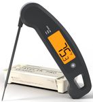 Lavatools PX1D Javelin PRO Duo Ultra Fast Professional Digital Instant Read Meat Thermometer for Grill and Cooking, 110cm Probe, Auto-Rotating Backlit Display, Splash Resistant – Ink