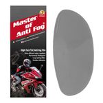 XII WY Universal Motorcycle 3/4 open face Helmet Shield Anti Fog Film Polarized Grey Visor Lens Insert Fog Resistant Waterproof Sticker