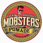 Mobsters Pomade for Men Regular Hold Water Based Deluxe Matte Finish Hair Wax Pro Salon Use Large 140g Tin Lucky Knuckles Edition (Lucky Knuckles)