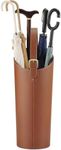 Brown Leather Tall Umbrella Holer E