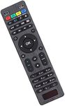 Amiroko Replacement Remote Control for MAG254 MAG250 255/256 / 257/260 / 275/349 / 350/351 / 352 OTT Tv Box IPTV Set-Top Box, Black