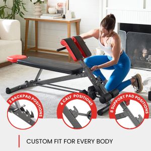 Finer Form Multi-Functional Adjustable Gym Bench – Strength Training