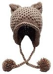Bellady Winter Cute Cat Ears Knit H