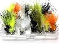 BestCity Fly Fishing Boxed selection of Humongous humungus Trout Lures Beadhead