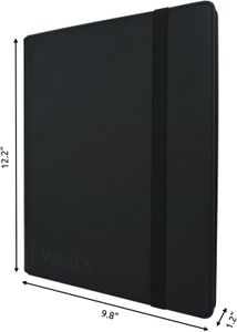 Vault X 9-Pocket Trading Card Binder, 360 Cards – Exo-Tec, Black
