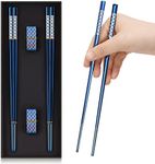TIICOO Metal Chopsticks Reusable 2 