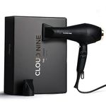 CLOUD NINE The Airshot Gold Hair Dryer | Professional 2000W Hairdryer for Women | Anti-Static Frizz Control | 3 Temperature Settings & Cool Shot | 2 Nozzles Included