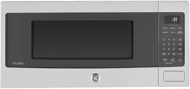 GE Profile PCHK11S1WSS 1.1 Cu Ft Countertop Microwave, 800W, Sensor Cooking, Scan-to-Cook, Wi-Fi Enable, Built-In Capable, Stainless Steel