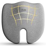 Frido Ultimate Pro Seat Cushion (High Density) for Hip, Tailbone, Coccyx, Sciatica Pain Relief, Proprietary Hi-Per Foam Ergonomic Design, Contoured Cushion for Office or Home Chairs, Upto 100 Kg