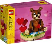 LEGO Valentine’s Brown Bear 40462 Building Kit (239 Pieces)