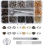 400 Pcs Grommets Eyelets Kit Tool, 