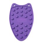 The Quilted Bear Mini Iron Rest - Mini Silicone Heat Resistant Iron Pads for General Crafts or Quilting Iron Use with Four Different Colour Mats Available! (Purple)