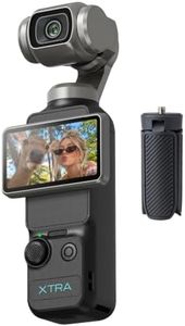 Xtra Muse with Mini Tripod Combo, Vlogging Camera with 1'' CMOS & 4K/120fps Videos, Pocket Camera with 3-Axis Gimbal Stabilizer, Fast Focusing,Digital Video Camera for Photography, Digital Camera
