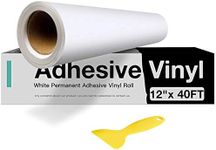 White Permanent Vinyl, Adhesive Vin