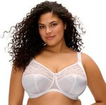 Elomi Women's Cate Underwire Full Cup Banded Bra Coverage,White,36H