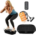 Lifepro Compact Vibration Plate Exercise Machine, Mini Full Body Vibration Platform Exercise Machine for Lymphatic Drainage with Acupressure Nodes, Burn Calories, Helps Alleviate Back & Joint Pain