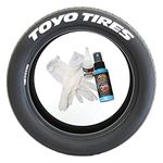 Toyo Tires Tire Stickers - DIY Permanent Tire Lettering Kit - Custom Sizing/Colors - (Pack of 4)