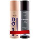 LOMANI PARIS Combo Pack (Do It Deo + Lomani Pour Homme Body Spray Deodorant) for Men, 200ml