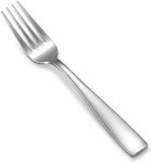 KEAWELL Premium 4-Piece Louis Salad Fork, 18/10 Stainless Steel, Set of 4, Fine Fork Set with Squared Edge, Dishwasher Safe (7.6 inches)