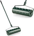 COSTWAY Garden Rolling Lawn Aerator