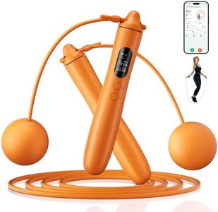LVPIMAN Smart 2-in-1 Ropeless Jump Rope with Offline Counter & App