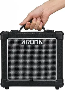 Ulumac Aroma 10W Electric Guitar Amp for Beginners, Adults & Kids, Portable Bluetooth Guitar Amp with Clean & Distortion Dual Channels, 2-Band EQ, Headphone Jack,Compact Practice Amp for Home & Travel