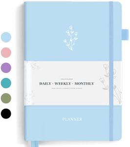 Undated 2024 Planner, Forvencer B5 Daily Weekly & Monthly Planner 2024-2025, 12 Months Calendar Agenda Planner Organizer Notebook, Simplified Large Schedule Book for Men Women, 7" x 10"