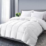 Filbert - Premium 400 GSM Comforter Super Soft Fluffy Comforter (92" x 106" Inches/233cm x 269cm) - King Size Comforter|White