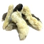 Rabbit Feet with Fur 1kg Natural Dog Treats Chews Hypoallergenic Hair (Great Alternative to Ears) LOD3