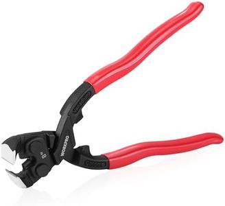 WORKPRO 8 Inch Nail Puller Pliers, High Leverage End Cutting Pliers with Gripping Jaws, Durable CR-V Construction, Ergonomic Handles - for Pulling, Cutting, Gripping Nails or Wires