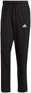 adidas Homme Aeroready Essentials Stanford Open Hem Embroidered Small Logo Tracksuit Bottoms Pants,Noir,XXL