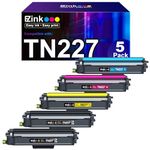 E-Z Ink (TM Compatible Toner Cartridge Replacement for Brother TN227 TN-227 TN 227BK/C/M/Y TN223BK TN227BK TN223 High Yield to use with HL-L3270CDW HL-L3230CDW HL-L3210CW HL-L3290CDW (5 Pack)