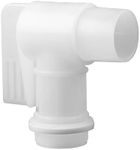 Plastic Barrel Tap 2'' Drum Faucet with EPDM Gasket for 55 Gallon Drum White Replacement Barrel Spigot by MUGLIO