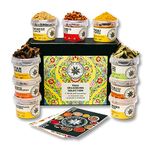 Nature Kitchen Thai Gourmet Spice Seasoning Selection Mix Gift Set. 9X Gluten-Free Herbs and Spices for Cooking Recipes, Tom Yum, Noodles, Pad Thai. Including Chilli, Kaffir Lime Leaves, Lemongrass