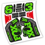 Fox 36 2021 Adhesive Vinyl Stickers (Apple Green)