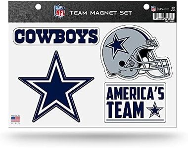 Rico Industries NFL Dallas Cowboys Alternate Team Magnet Set 8.5" x 11" - Home Décor - Regrigerator, Office, Kitchen