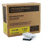 Powernail PS1755 15.5 Gauge 1-3/4 Inch Length 1/2 Inch Crown Hardwood Flooring Staple (Box of 5000)…