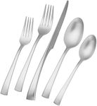 Zwilling JA Henckels 22769-345 Bellasera Satin 45-Piece 18/10" Stainless Steel Flatware Set, Silver