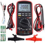 Insulation Tester 50/100/250/500/1000V, Megohmmeter and Multimeter: 50k to 2G Insulation Resistance, DC/AC TRMS Voltage and Current, Resistance, Capacitance, Frequency, Temperature