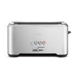 Breville A Bit More 4 Slice Toaster, silver - BTA730XL, 16.1 x 8.1 x 7.6 inches