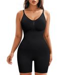Nebility Shapewear Bodysuit - Women Tummy Control Body Suit Seamless Body Shaper Mid Thigh Shorts