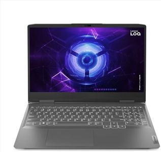 Lenovo LOQ 15IRH8 - Ordinateur Portable Gaming 15.6'' FHD 144Hz (Intel Core i5-12450H, RAM 16Go, SSD 512Go, NVIDIA GeForce RTX 4060-8GB, Windows 11 Home) Clavier AZERTY Français - Gris Foncé