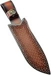 Aibote Fixed Blade Knife Sheath,Leather Straight Knife Sheath Case Holder Scabbard Tactical Holster with Belt Loop (Size B)