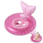 Swimming Tube for Kids, Floaters for Kids Swimming Pool 0-5 Years Old, Baby Float with Safety Seat Baby Pool Float Baby Swimming Tube, Kids Swimming Tube, Baby Swimming Float Pool Toys Tube Raft