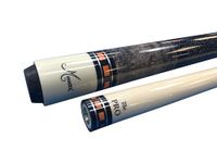 Meucci SB3-O Handcrafted Billiards Pool Cue Stick PRO Shaft - Orange + Hard CASE